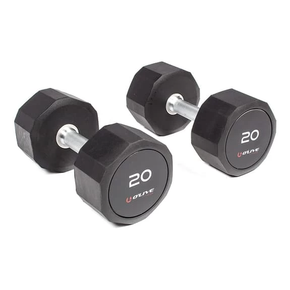 OLIVE O'LIVE Pro-Style Dumbbells 25 Kg (Individual) 1 OLIVE O'LIVE Pro-Style Dumbbells 25 Kg (Individual)
