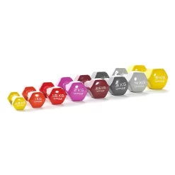 OLIVE O'LIVE Vinyl Dumbbells 2kg Lilac (Pair)