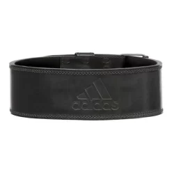 Adidas Leather Weightlifting Lumbar Belt Black