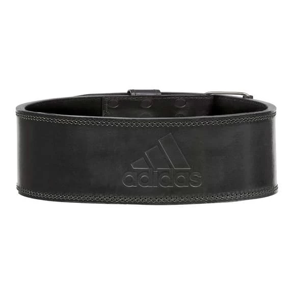 Adidas Leather Weightlifting Lumbar Belt Black 1 Adidas Leather Weightlifting Lumbar Belt Black