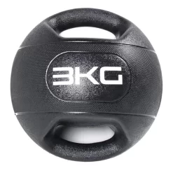 OLIVE O'LIVE Medicine Ball With Handles 3kg Black
