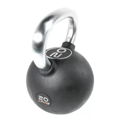 OLIVE O'LIVE 20 Kg Rubber Kettlebell Black Grey