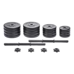 KRF Fitness 30 Kg Barbell And Discs Set