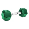 KRF Fitness 6 Kg Hexagonal Dumbbell Green