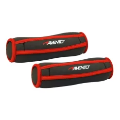 Avento Wrist Braces 0.5 Kg Black Red (Pair)
