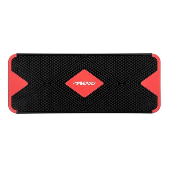 Avento 66 X 25 X 15 Cm Step Black Red 2 Avento 66 X 25 X 15 Cm Step Black Red - Image 2