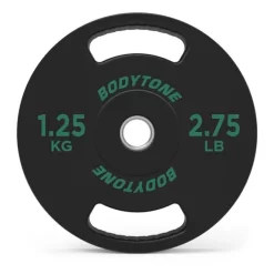Bodytone Rubber Disc 1.25 Kg Black Green