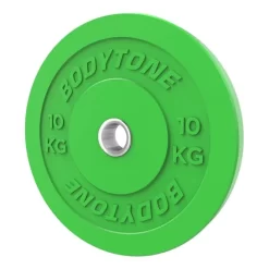 Bodytone Rubber Bumper Disc 10 Kg Green