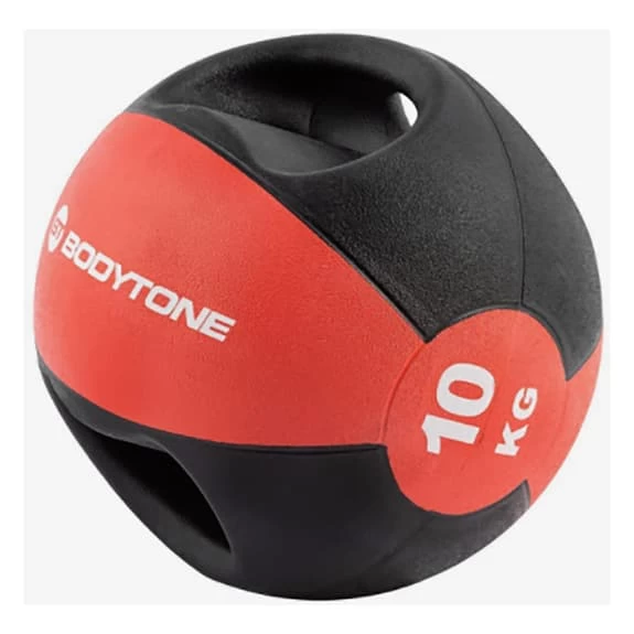 Bodytone Medicine Ball With Grip 10 Kg Red Black 1 Bodytone Medicine Ball With Grip 10 Kg Red Black