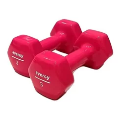 Evergy Fitness Studio Dumbbells 3 Kg Red (pair)