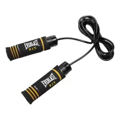 Everlast Evergrip Weighted Skipping Rope Black Yellow