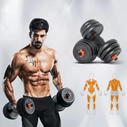 FED Xiaomi 25 Kg Barbell And Discs -Work Out fed ormanbas25 006