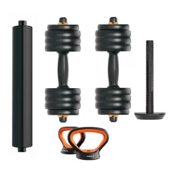 FED Xiaomi V2 40 Kg Barbell, Discs And Kettlebell Set