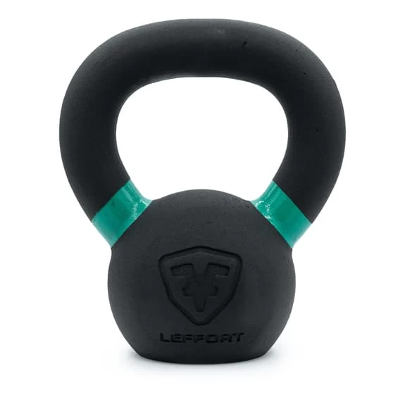 Leffort 4 Kg Iron Kettlebell Green Black 2 Leffort 4 Kg Iron Kettlebell Green Black - Image 2