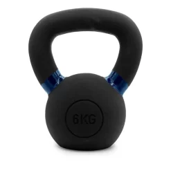 Leffort 6 Kg Iron Kettlebell Black Navy Blue