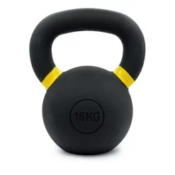 Leffort 16 Kg Iron Kettlebell Black Yellow