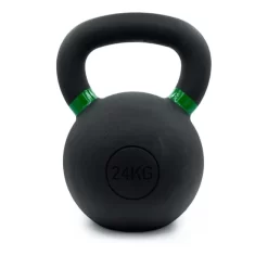 Leffort 24 Kg Iron Kettlebell Green Black