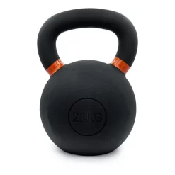 Leffort 28 Kg Iron Kettlebell Black Orange