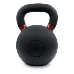 Leffort 32 Kg Iron Kettlebell Black Red