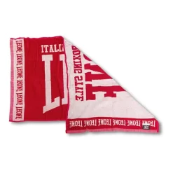 Leone 1947 Ring Towel Red White -Work Out lne ac914 3 003