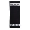 Leone 1947 Gym Towel Black White