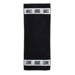 Leone 1947 Gym Towel Black White