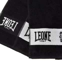 Leone 1947 Gym Towel Black White -Work Out lne ac915 1 004