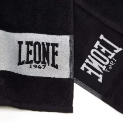Leone 1947 Gym Towel Black White -Work Out lne ac915 1 005