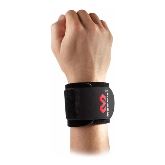 McDavid Short Wristband Black With Adjustable Strap Black 1 McDavid Short Wristband Black With Adjustable Strap Black