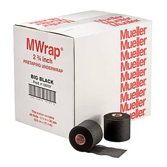 Mueller MWrap Bandage 6.9x27.4 Cm Black (48 Units) 2 Mueller MWrap Bandage 6.9x27.4 Cm Black (48 Units) - Image 2