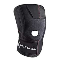 Mueller Stabilizer Knee Brace With Elasticated Straps Black