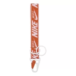 Nike Wrist Key Holder Lanyard Orange White