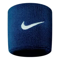Nike Wristband Swoosh 2 Dark Navy Blue White