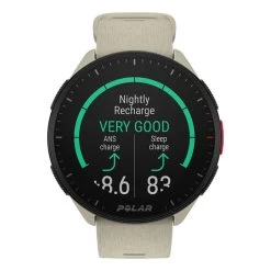 Polar Pacer GPS Heart Rate Monitor Off White -Work Out pa 900102175 005