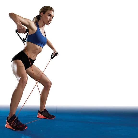 SPRI Resistance Light Elastic Tube Red 2 SPRI Resistance Light Elastic Tube Red - Image 2