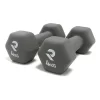 Ruster Neoprene 4 Kg Dumbbells Grey (Pair)