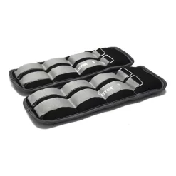 Ruster 1.5 Kg Weighted Ankle Pads Black (Pair)