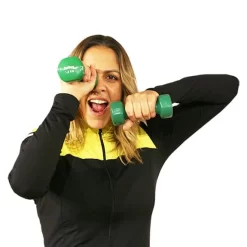 Softee Vinyl Dumbbells 1.5 Kg Green (pair)