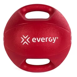 Evergy Fitness Double Grip Medicine Ball 8 Kg Red