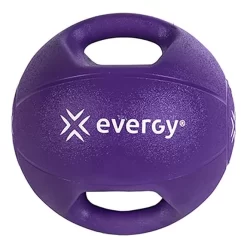 Evergy Fitness Double Grip Medicine Ball 10 Kg Navy Blue