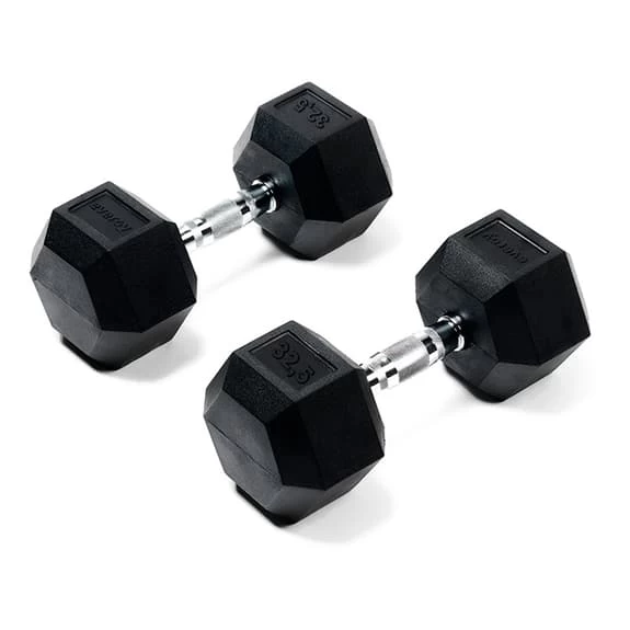 Evergy Fitness Hexagonal Dumbbells 32.5 Kg (pair) 1 Evergy Fitness Hexagonal Dumbbells 32.5 Kg (pair)