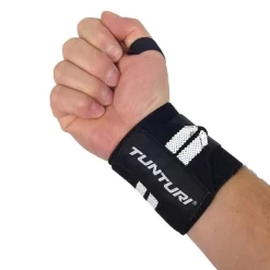 Tunturi Wristbands Black White -Work Out tu 14tuscf101 003