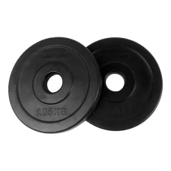 Tunturi Rubber 1.25 Kg Discs Black (Pair)