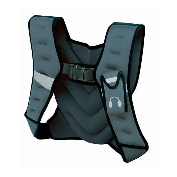 Tunturi 5 Kg Weighted Vest Grey 1 Tunturi 5 Kg Weighted Vest Grey
