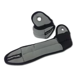Tunturi 0.5 Kg Weighted Wrist Straps Grey Black (Pair)