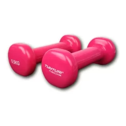 Tunturi Vinyl 0.5 Kg Dumbbells Pink (Pair)