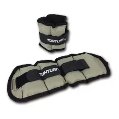 Tunturi 1 Kg Wrist And Ankle Brace Grey Black (Pair)