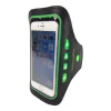 Tunturi LED Arm Band Black Green