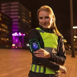 Tunturi LED Arm Band Black Green -Work Out tu 14tusru179 003