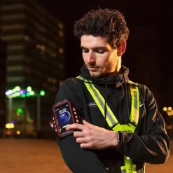 Tunturi LED Arm Band Black Red -Work Out tu 14tusru180 003